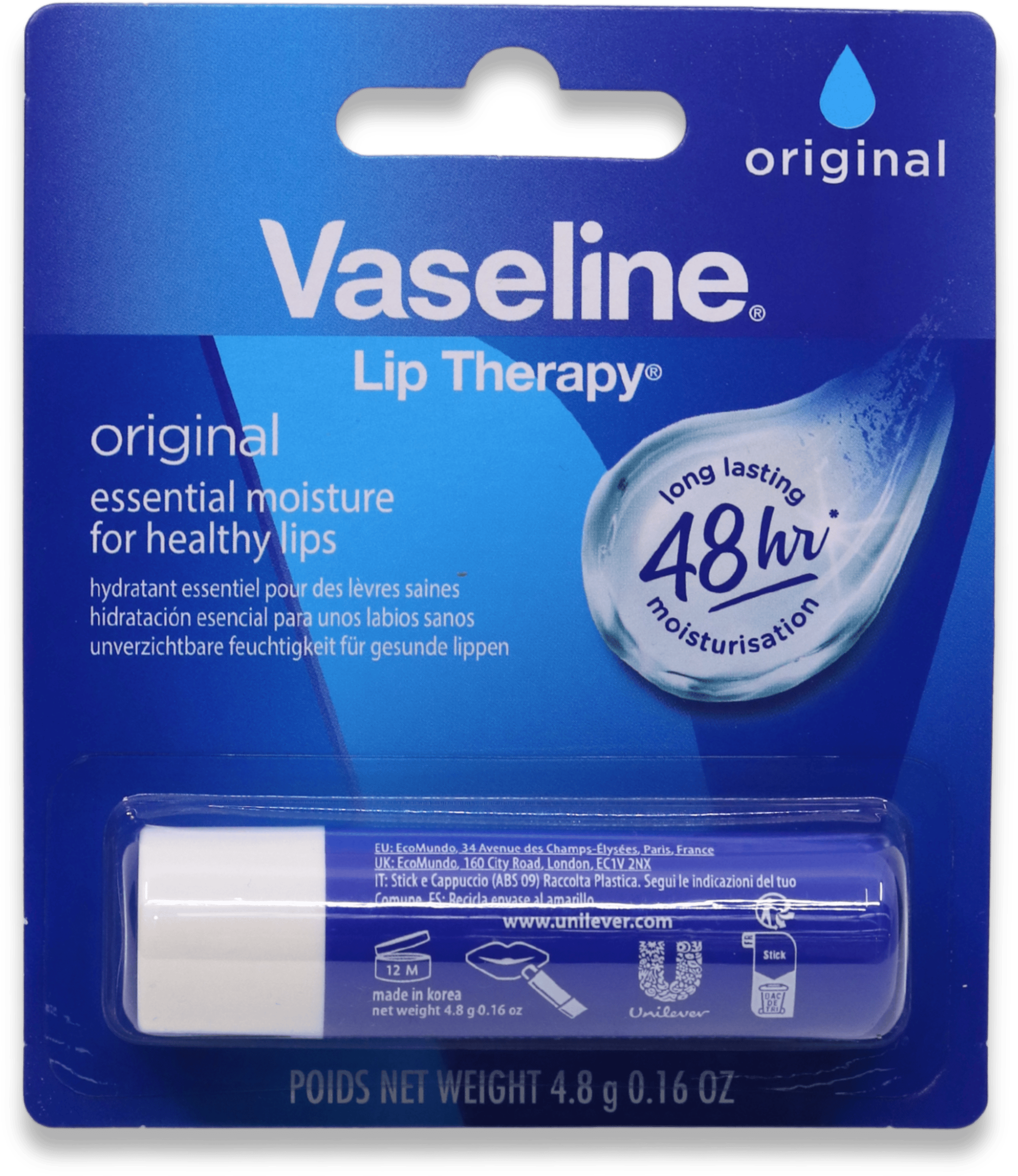 Vaseline Lip Therapy Original Lip Balm 4.8g