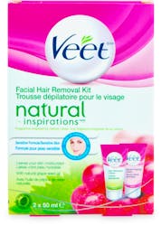 Veet Facial Hair Removal Kit 50ml 2 Pack