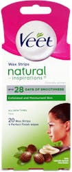 Veet Natural Inspirations Face Precision Wax Strips 20 Pack