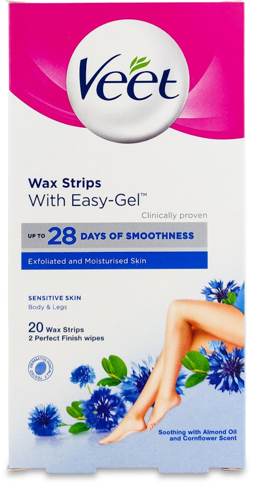 Veet Sensitive Skin Wax Strips 20 Pack