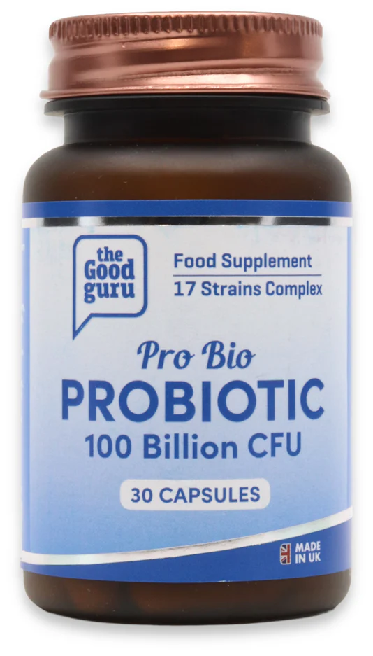 The Good Guru Vegan Pro-Bio Probiotics 100b Cfu 30 Capsules | medino