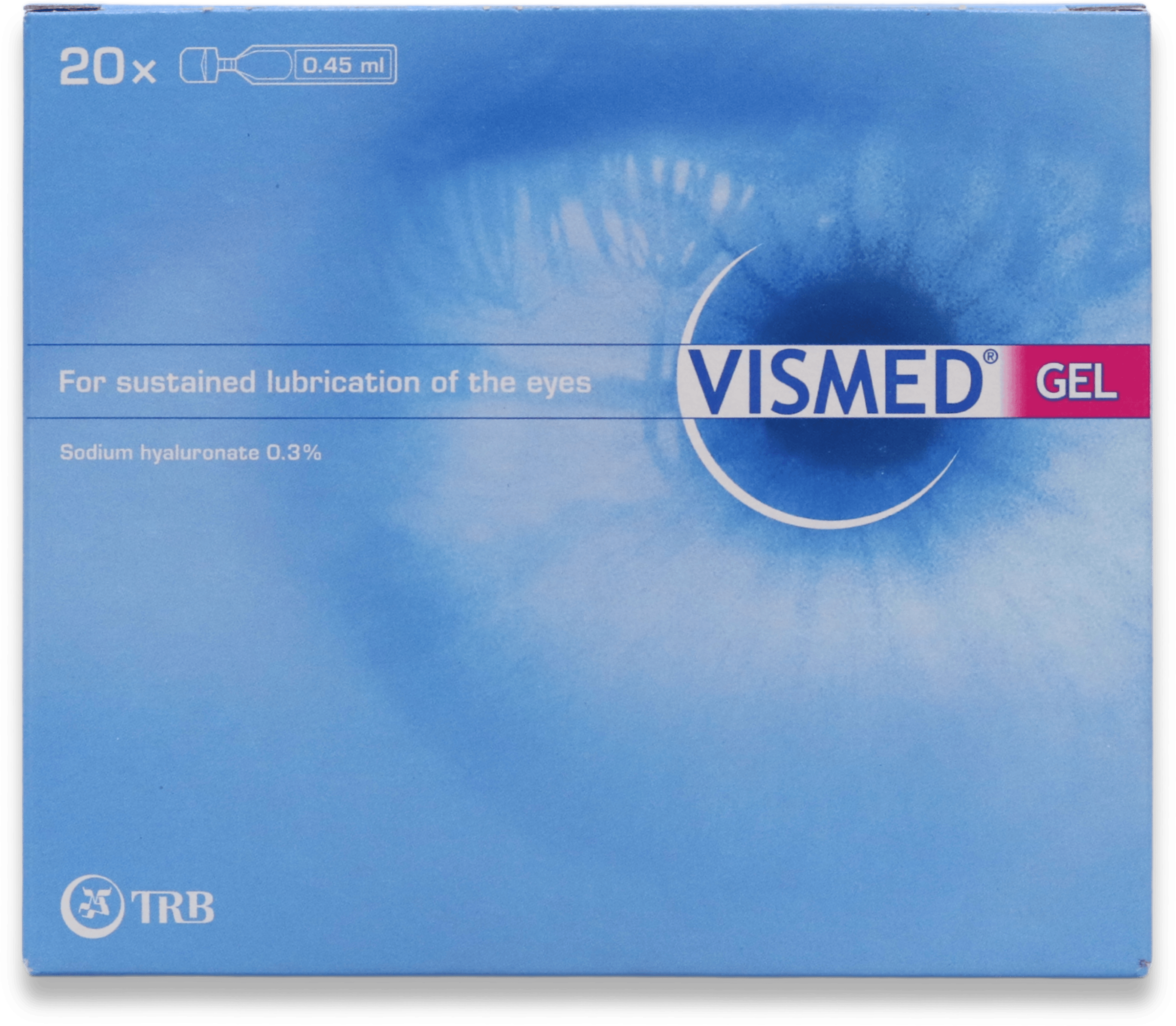 Vismed Gel Lubricant Eye Drops 20 Doses