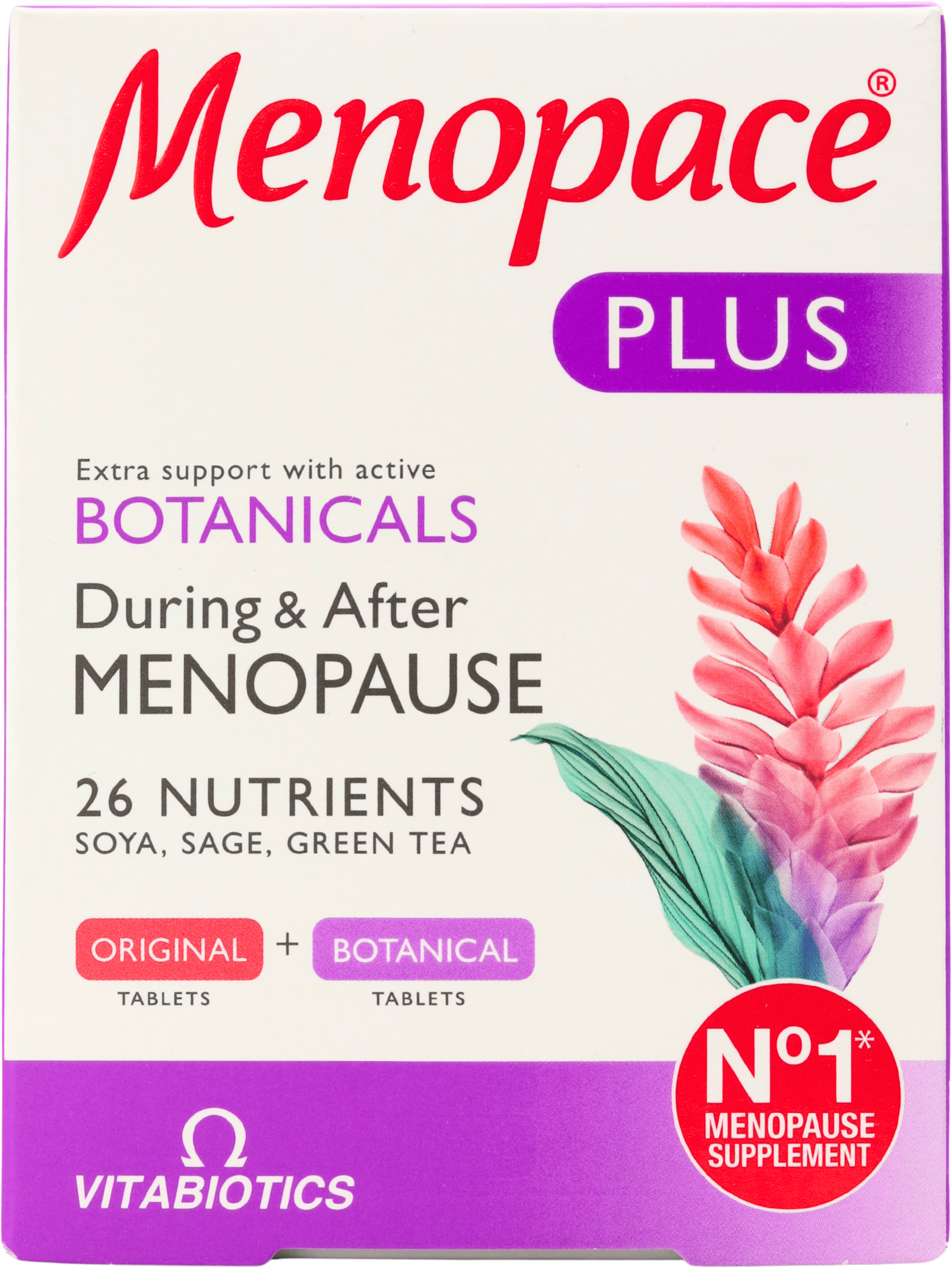 Vitabiotics Menopace Plus 56 Tablets
