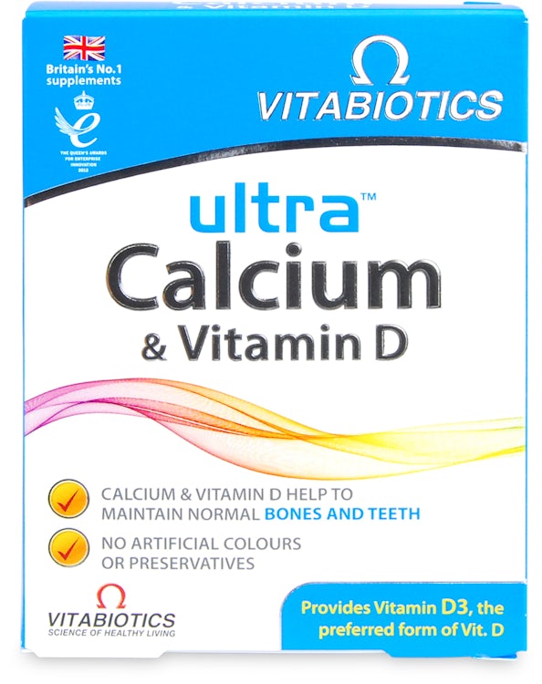 Vitabiotics Ultra Calcium Vitamin D 30 Tablets Medino