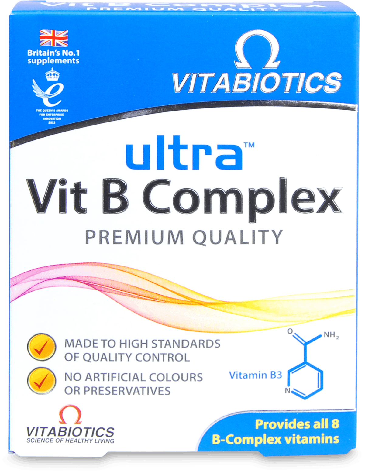 Vitabiotics Ultra Vit B Complex 60 Tablets | Medino