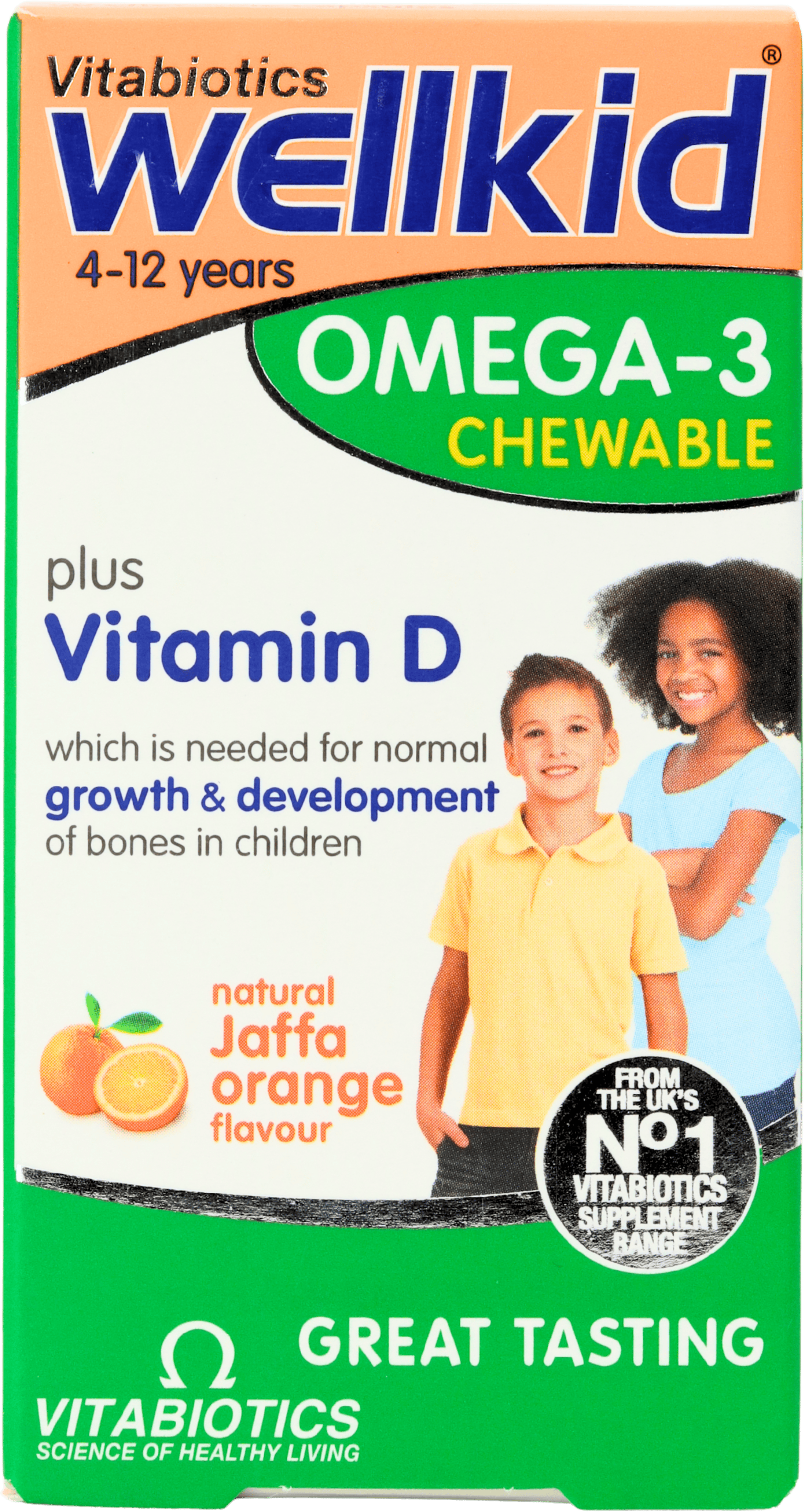 Vitabiotics WellKid Omega-3 60 Chewable Capsules