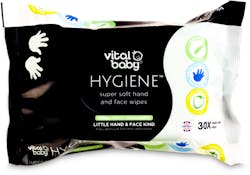Vital Baby Hygiene Super Soft Hand & Face Wipes Fruity Fragrance