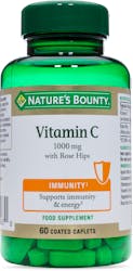 Nature's Bounty Vitamin C 1000mg with Rose Hips 60 Caplets
