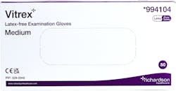 Vitrex Latex-Free Examination Gloves Medium 50 Pack