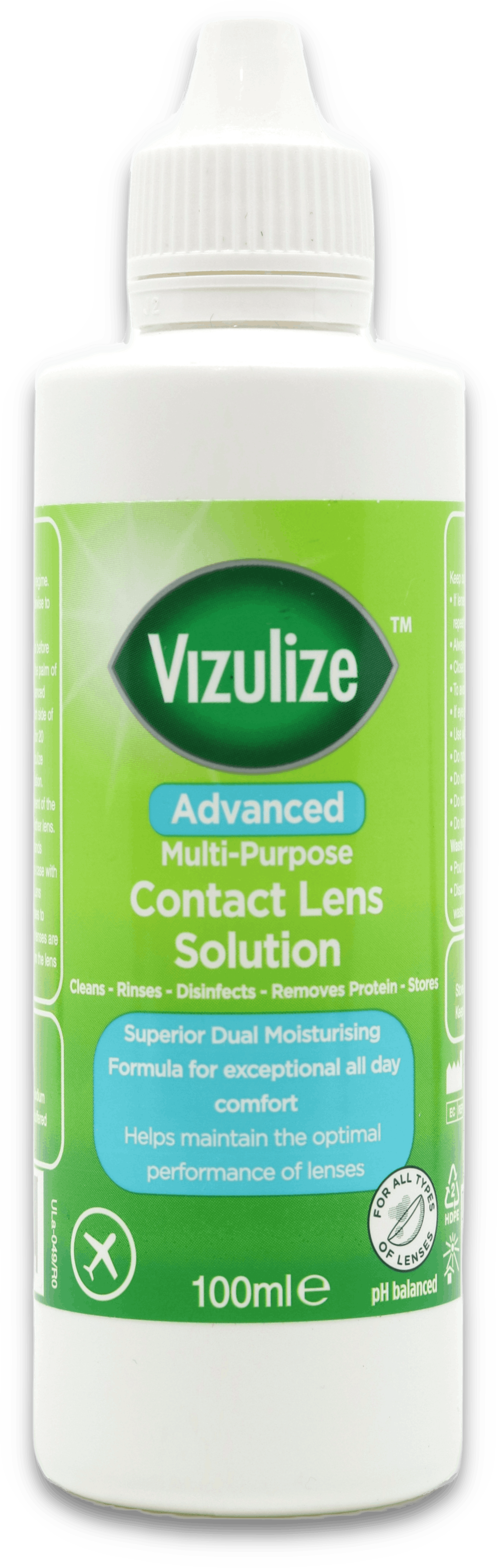 Vizulize Multi-Purpose Contact Lens Solution 100ml