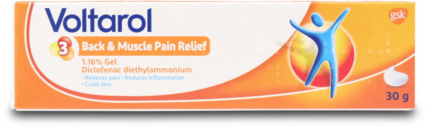 Voltarol Back & Muscle 1.16% 30gm