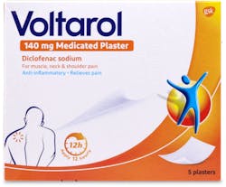 Voltarol Medicated Plaster 5's 140mg