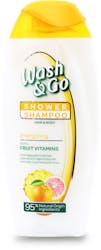 Wash & Go Shower & Shampoo Energizing With Fruit Vitamins 250ml