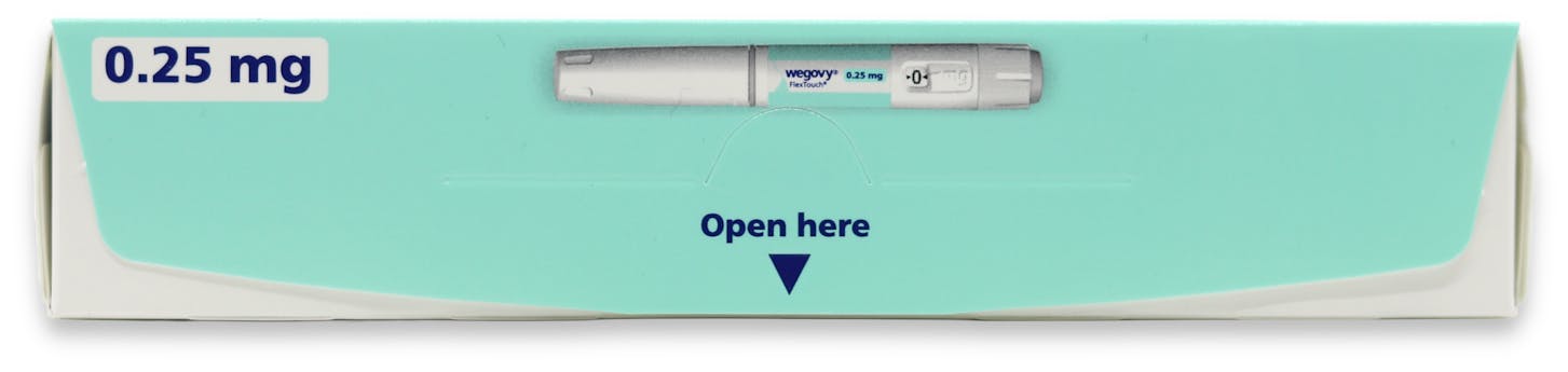 Weight Loss Treatment - Wegovy 0.25 mg PF Pen (PGD) STEP 1 - 4