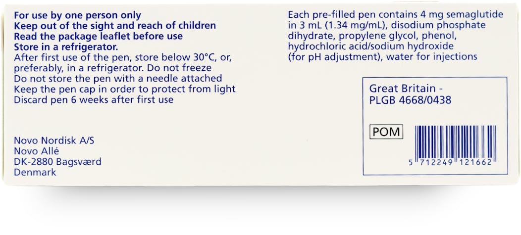 Weight Loss Treatment - Wegovy 1mg PF Pen (PGD) STEP 3 - 2