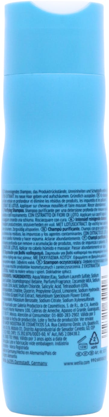 Wella Professional Invigo Aqua Pure Purifying Shampoo 250ml - 2
