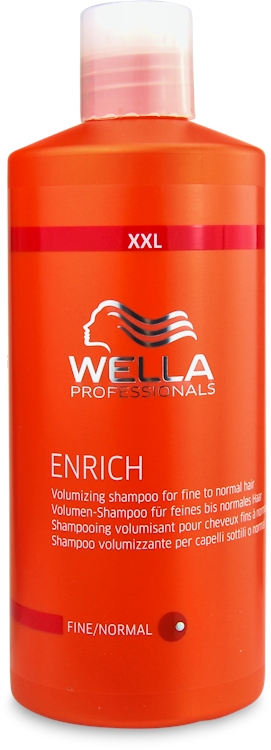 Photos - Hair Product Wella Professional Shampoo Enrich Fine/Normal Hair 500ml 