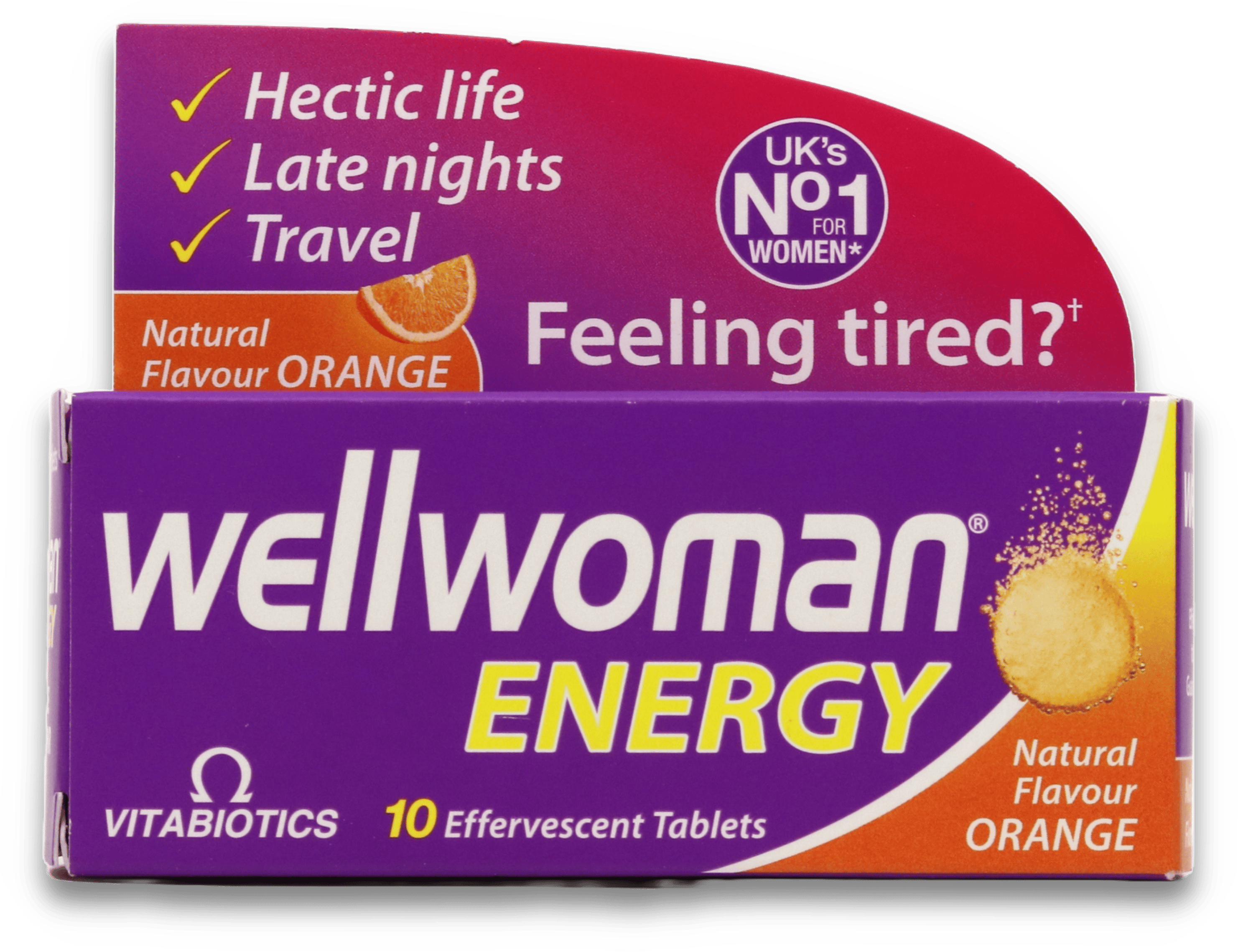 Vitabiotics Wellwoman Energy 10 Effervescent Tablets