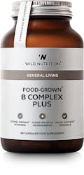 Wild Nutrition Food-Grown B Complex Plus 60 Capsules