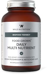 Wild Nutrition Food-Grown Daily Multi Nutrient (Teenboy) 60 Capsules