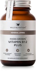 Wild Nutrition Food-Grown Vitamin B12 Plus 30 Capsules