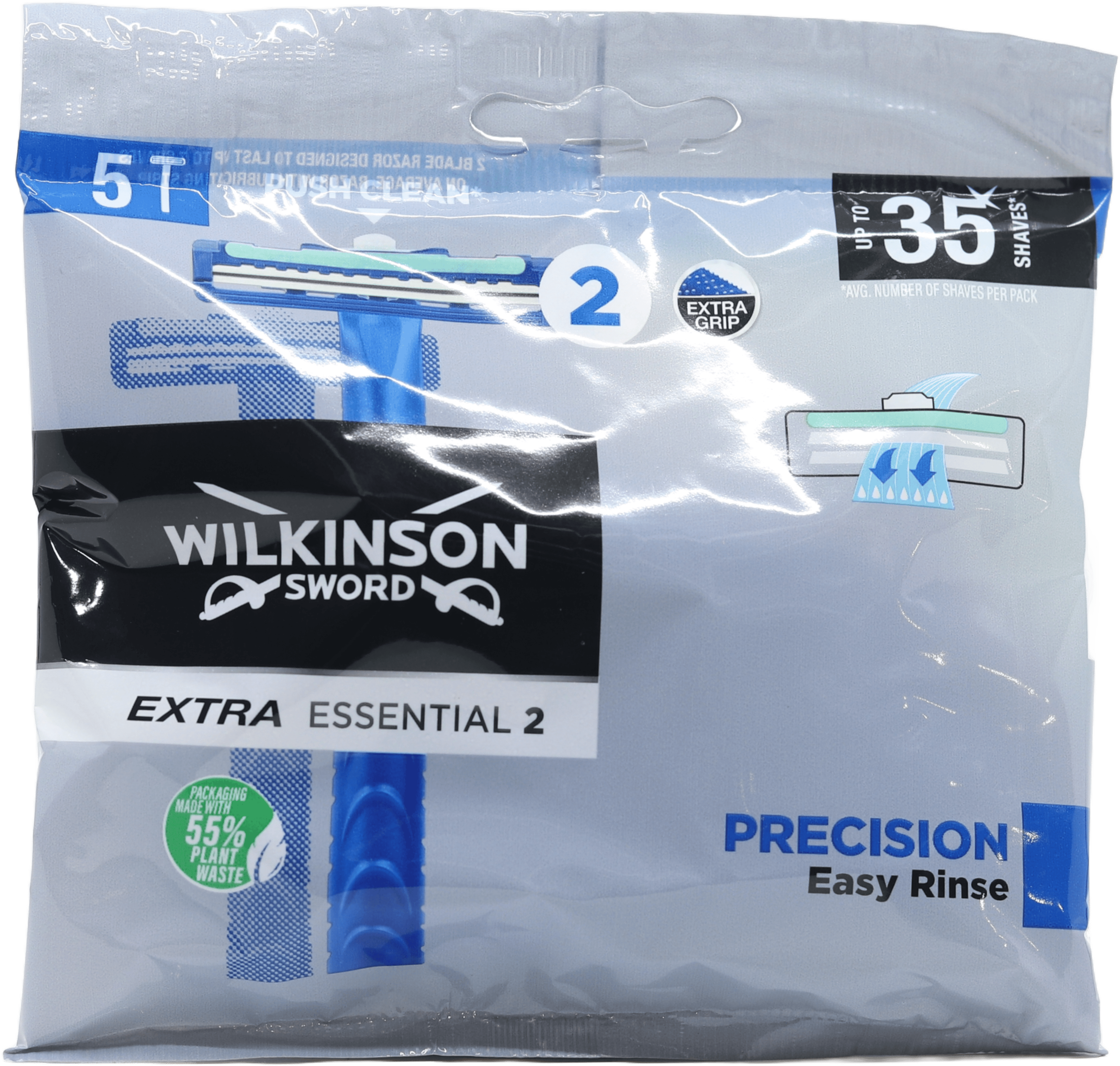 Wilkinson Sword Extra Essential 2 Disposable Razor 5 Pack