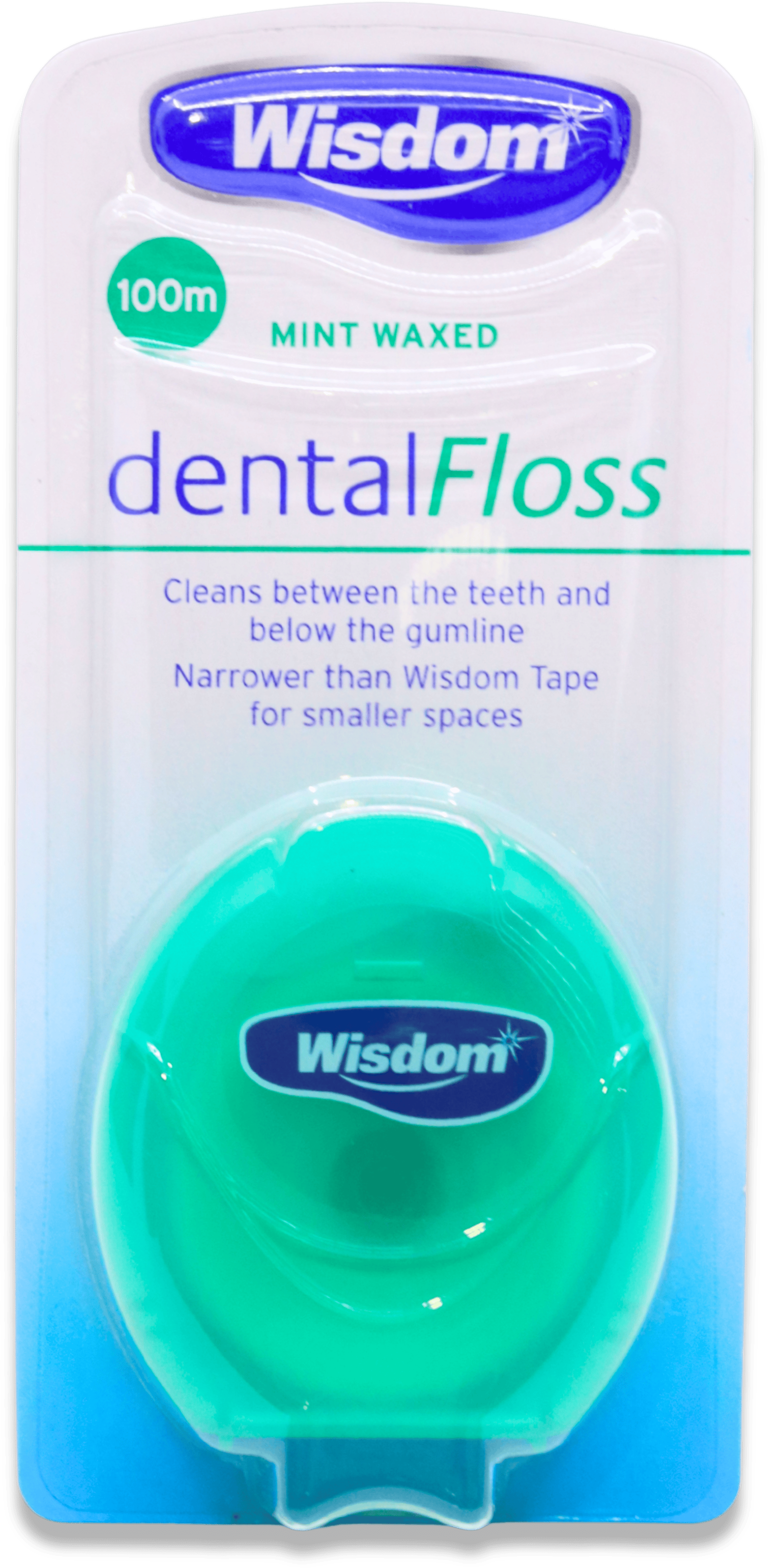 Wisdom Dental Floss Mint Waxed 100m