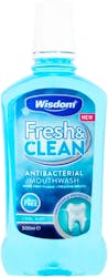 Wisdom Fresh & Clean Mouthwash 500ml
