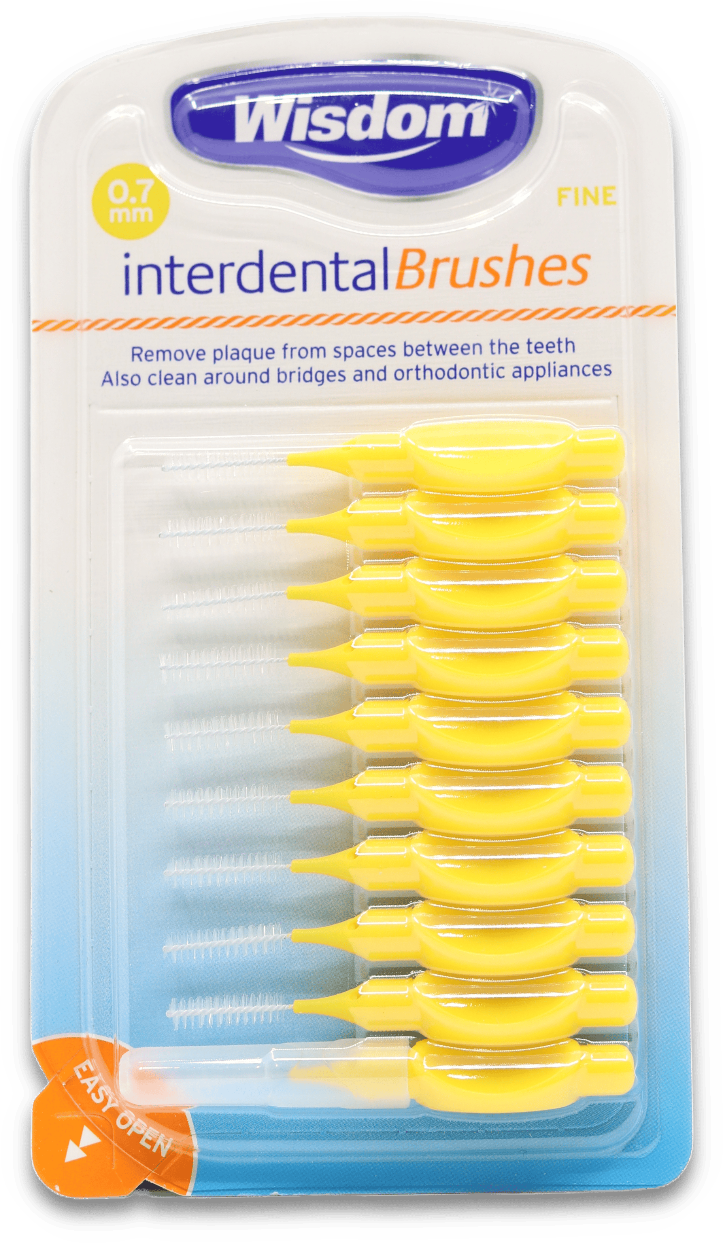 Wisdom Interdental Brushes 0.7mm 5 Pack
