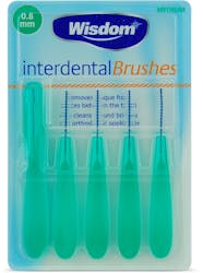 Wisdom Interdental Brushes 0.8mm 5 Pack