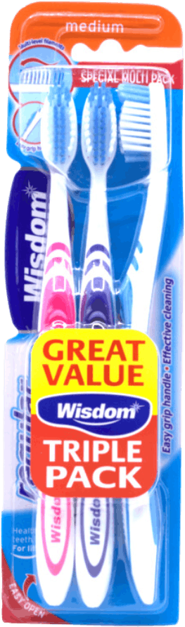 Wisdom Regular Plus Medium Triple Pack