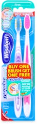 Wisdom Toothbrush  Regular Fresh Firm 2 pack