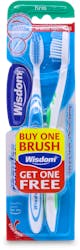 Wisdom Toothbrush Regular Firm 2 Pack