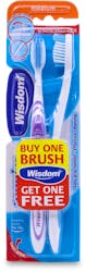 Wisdom Toothbrush Regular Medium 2 Pack