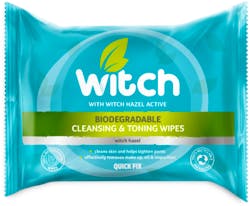 Witch Biodegradable Cleansing and Toning Wipes