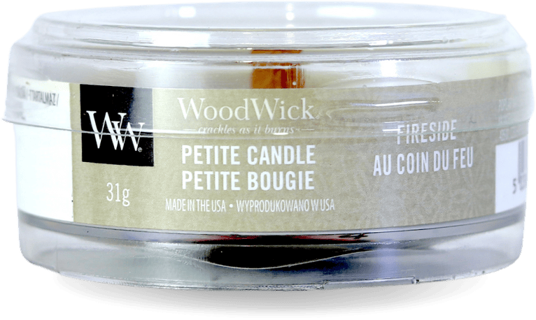 Woodwick Candle Petite Fireside 31g