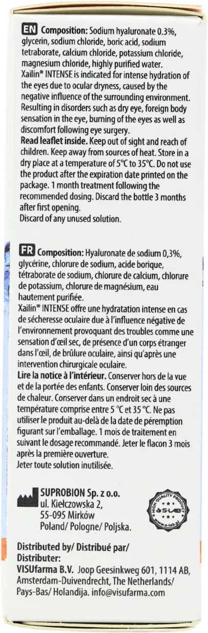 Xailin Intense 0.3% Ha Pf Eye Drops 10ml - 2