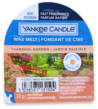 Yankee Candle Tranquil Garden - Silent Garden scented wax for aromatherapy  22 g - VMD parfumerie - drogerie