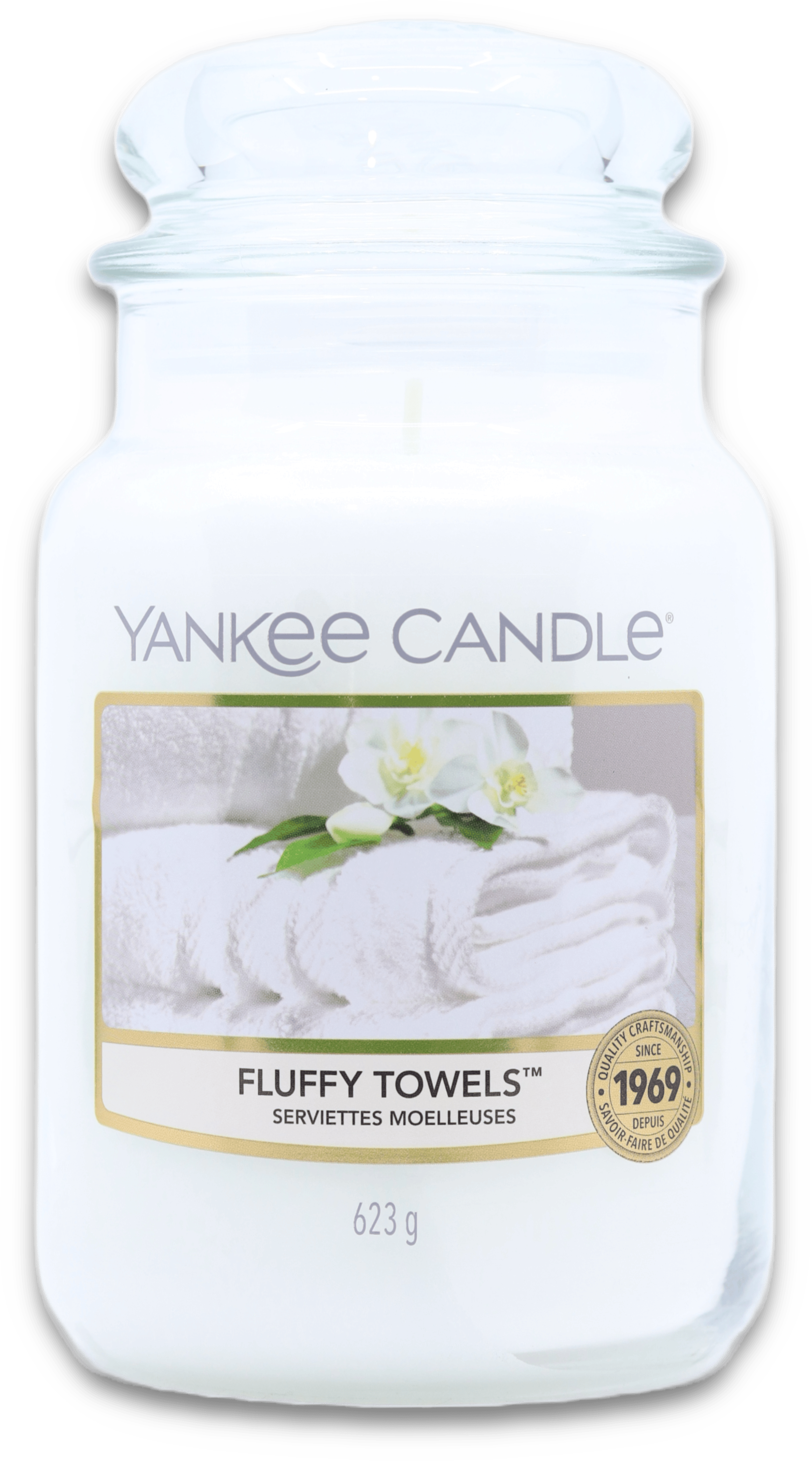 Yankee Candle Fluffy Towels Large Jar 623g