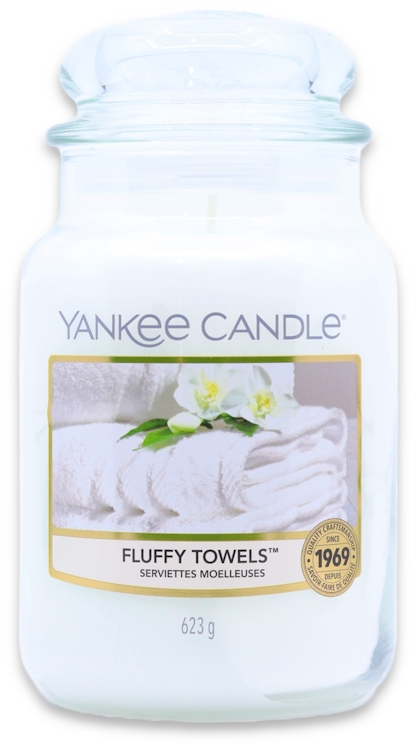 Photos - Air Freshener Yankee Candle Fluffy Towels Large Jar 623g 