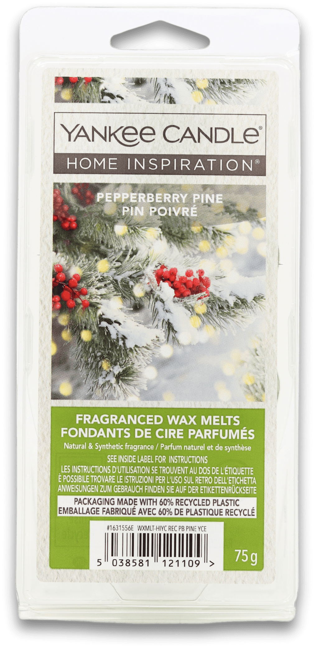 Yankee Candle Home Inspiration Pepperberry Pine Wax Melts 75g