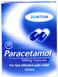 Zentiva Paracetamol 500mg 32 Capsules