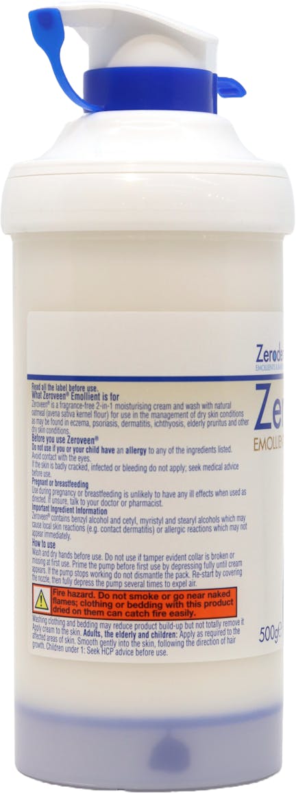 Zeroveen Emollient Cream 500g - 3