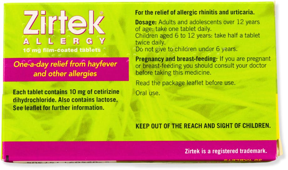 Zirtek Allergy Relief 30 Tablets - 2